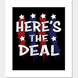 Here's The Deal Joe Biden saying Posters and Art